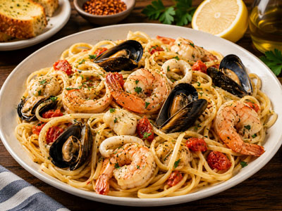 Seafood Linguine