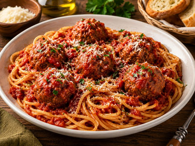 Spaghetti and Meatballs