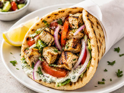Chicken Souvlaki Pita