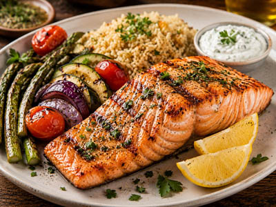 Grilled Salmon