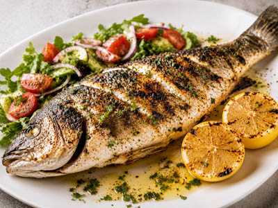 Grilled Sea Bass