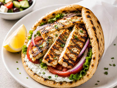Halloumi Pita