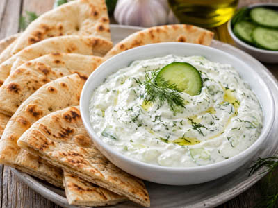 Tzatziki with Pita