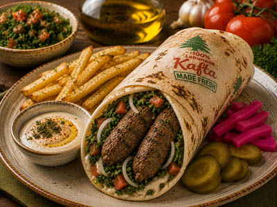 Kafta Wrap