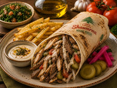 Mixed Shawarma Wrap
