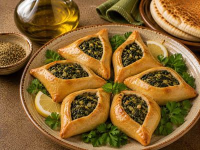 Spinach Fatayer