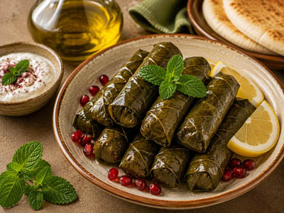 Stuffed Grape Leaves